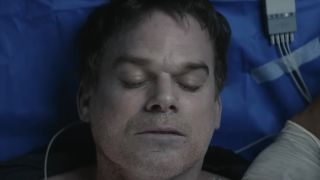 Michael C. Hall as an unconscious Dexter Morgan on Dexter: Original Sin