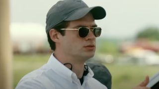 David Corenswet wearing sunglasses in Twisters