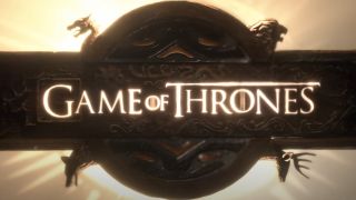 The Game of Thrones opening credits logo.